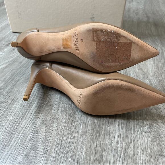 Alexandre Birman Women's Light Beige Leather Zip Up Susanna 85 Bootie sz 36/US 6 - Picture 11 of 13